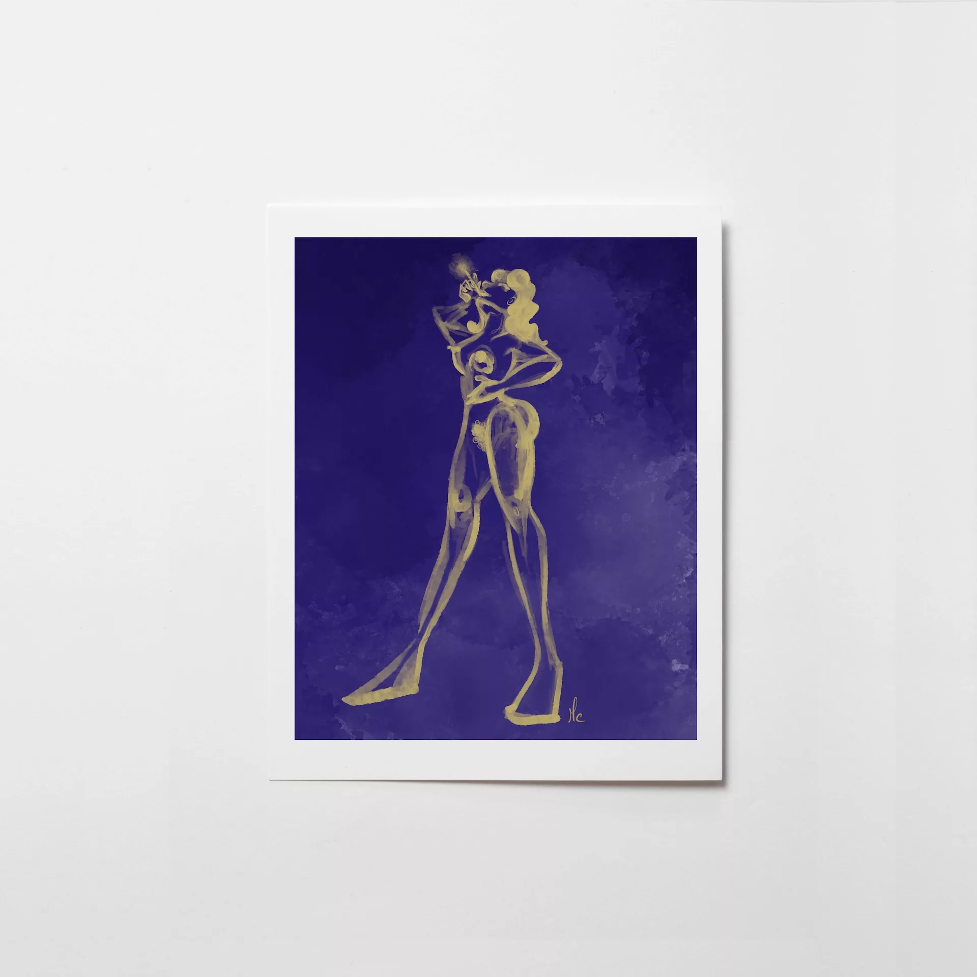 Femme À La Torche Gold